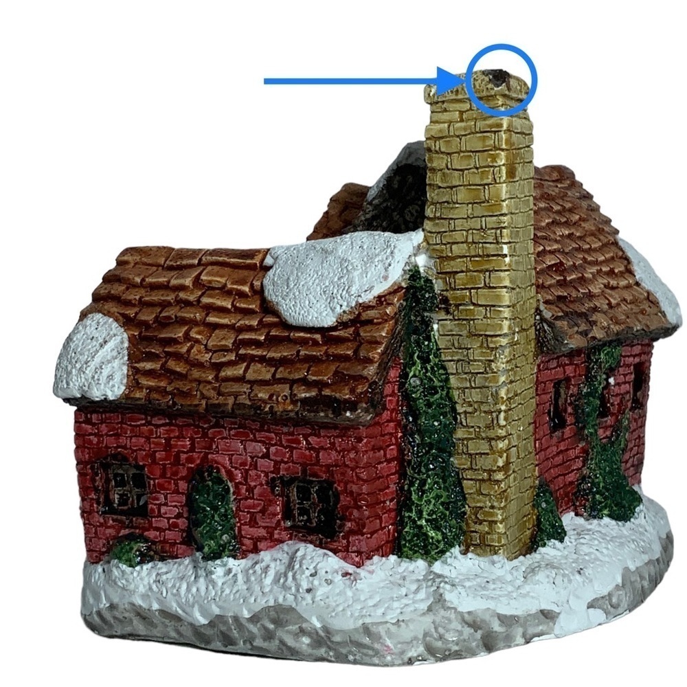 Christmas Village Cottage English Dickens Kincaid Style House Miniature Scale - Picture 12 of 15